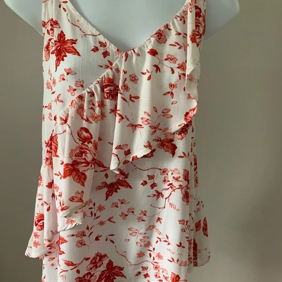 Doe&Rae Ruffled  Tank Top - Picture 2 of 12